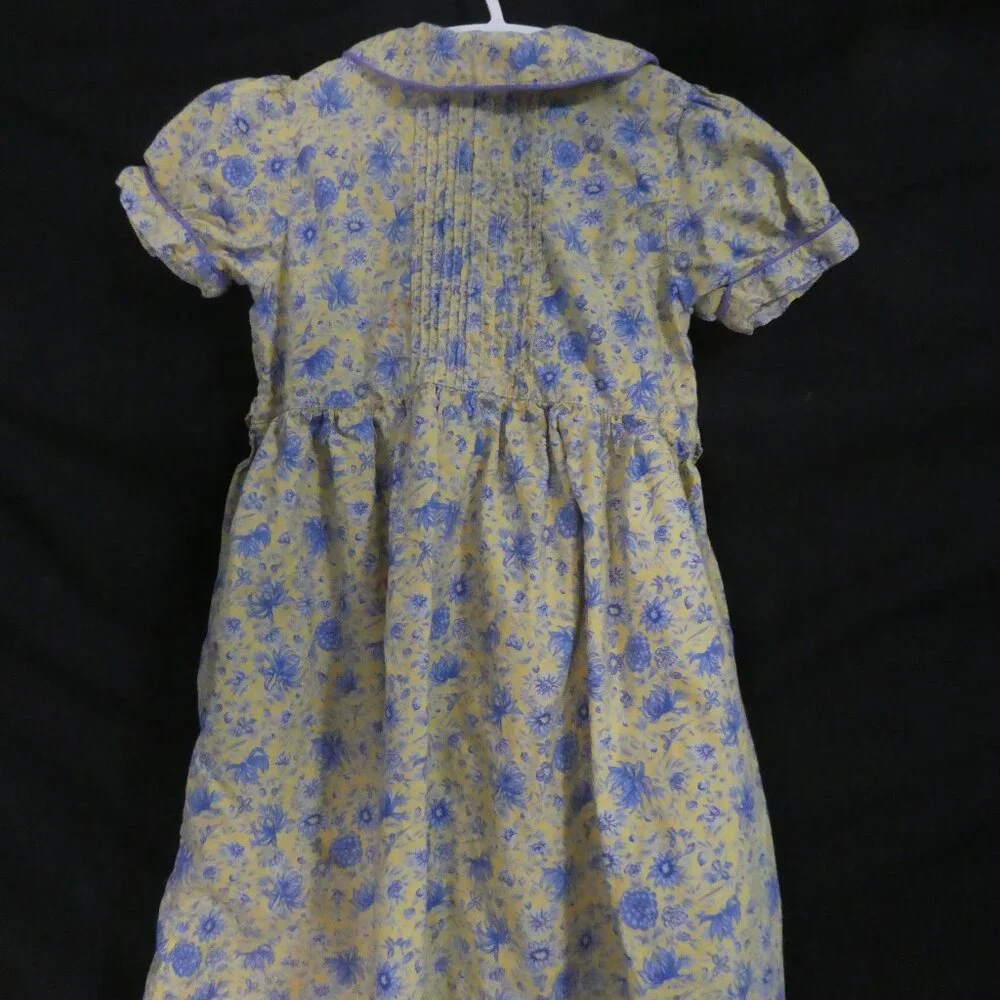 CORNELLOKI | size 3/4 | Vintage Floral Button-Up Dress | Pockets | Short Sleeves - Picture 13 of 16